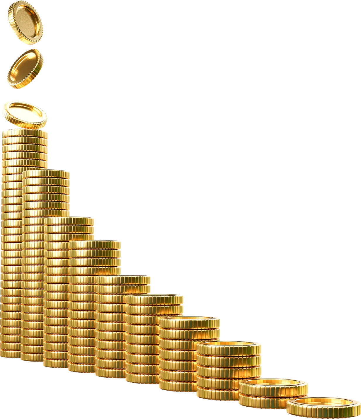Cumulo monedas oro